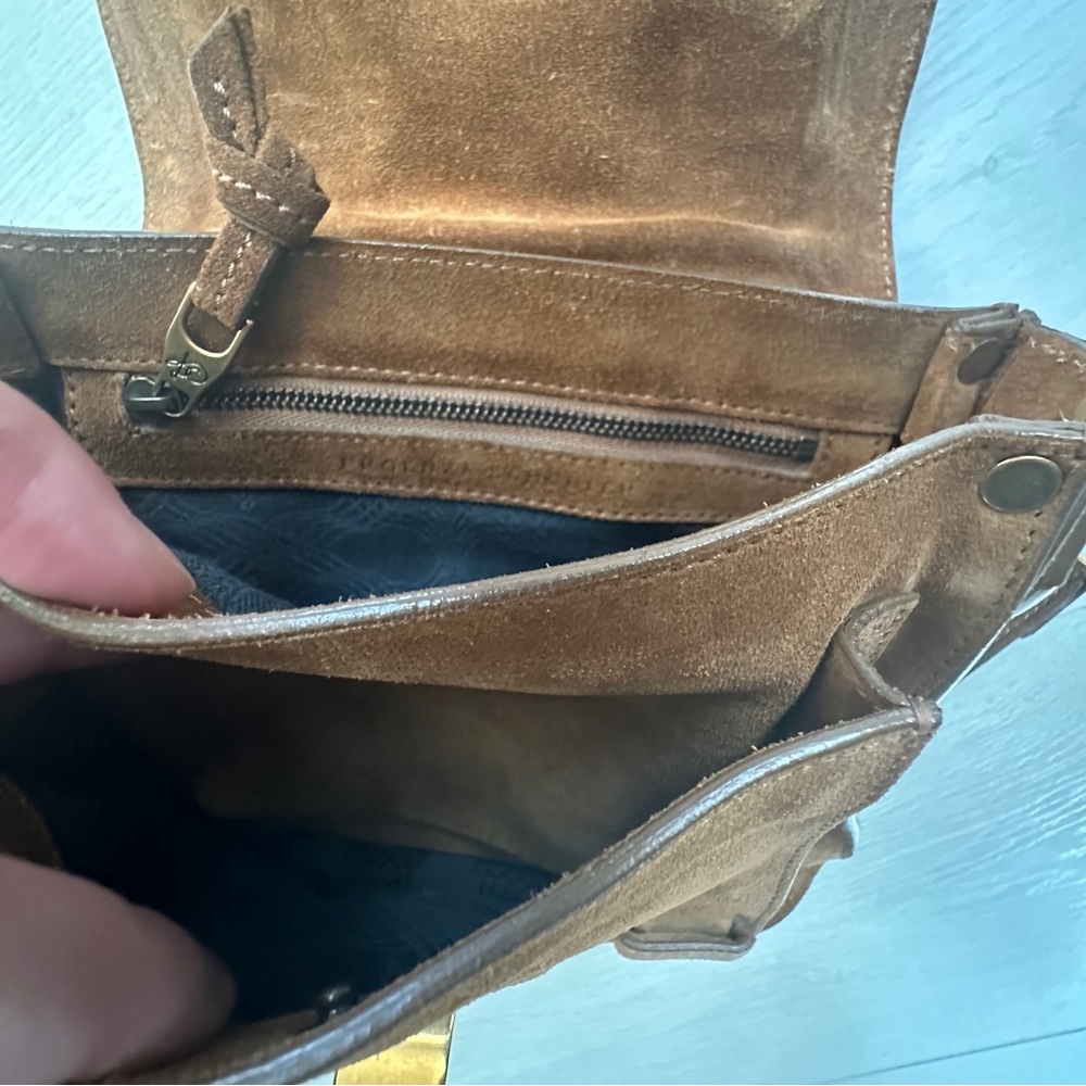 Proenza Schouler Mini Suede PS1 Crossbody Bag in Caramel - Picture 12 of 16